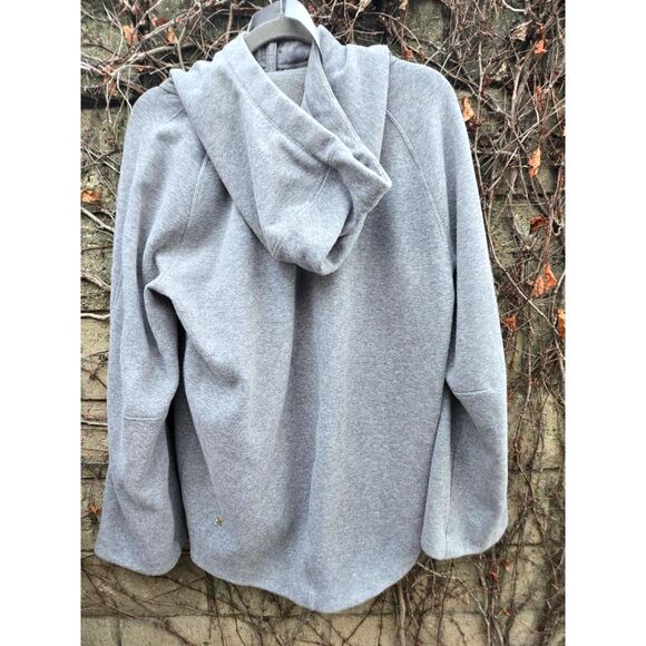 Unicorn Lululemon Women’s OG Scuba Relaxed Full Zip Hoodie Heather Gray Size 10 - Picture 5 of 5